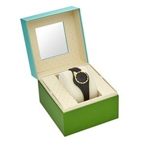 Kate Spade Black Cat Scallop Activity Tracker